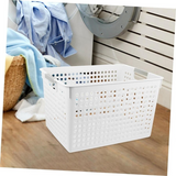 Darrahopens Home & Garden > Storage > Storage Boxes 24x Premium Plastic Storage Basket Bulk w/ Grip Handles 31*22*17.8cm
