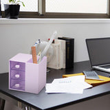 Darrahopens Home & Garden > Storage > Storage Boxes 2IN1 Pumping Pen Container Storage Box Cosmetic Drawer Office Organizer Box