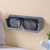 Darrahopens Home & Garden > Storage > Storage Boxes 3-Pack Wall-Mounted Glasses Organizer - PET Bedside Bathroom Eyewear Storage Shelf, Anti-Pressure & Space-Saving(Grey)