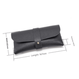 Darrahopens Home & Garden > Storage > Storage Boxes 3-Piece Blue Chic & Sleek PU Leather Soft Eyeglass Case - Protective Pouch for Sunglasses & Reading Glasses