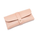 Darrahopens Home & Garden > Storage > Storage Boxes 3-Piece Pink Chic & Sleek PU Leather Soft Eyeglass Case - Protective Pouch for Sunglasses & Reading Glasses
