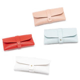 Darrahopens Home & Garden > Storage > Storage Boxes 3-Piece Pink Chic & Sleek PU Leather Soft Eyeglass Case - Protective Pouch for Sunglasses & Reading Glasses