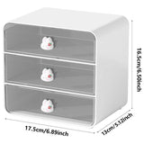Darrahopens Home & Garden > Storage > Storage Boxes 3 Tier Desktop Organizer Drawer Shelf for Office and Home Storage Supplies
