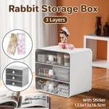 Darrahopens Home & Garden > Storage > Storage Boxes 3 Tier Desktop Organizer Drawer Shelf for Office and Home Storage Supplies