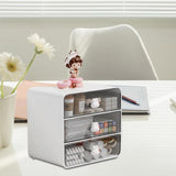 Darrahopens Home & Garden > Storage > Storage Boxes 3 Tier Desktop Organizer Drawer Shelf for Office and Home Storage Supplies