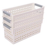 Darrahopens Home & Garden > Storage > Storage Boxes 36x Premium Plastic Storage Basket Bulk w/ Grip Handles 29*13.5*12.5cm