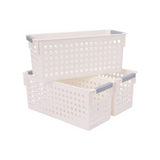 Darrahopens Home & Garden > Storage > Storage Boxes 36x Premium Plastic Storage Basket Bulk w/ Grip Handles 29*13.5*12.5cm