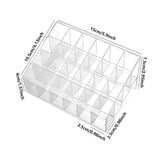 Darrahopens Home & Garden > Storage > Storage Boxes 3pcs Transparent Lipstick Organizer Cosmetic Holder Storage Box for Makeup