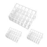 Darrahopens Home & Garden > Storage > Storage Boxes 3pcs Transparent Lipstick Organizer Cosmetic Holder Storage Box for Makeup