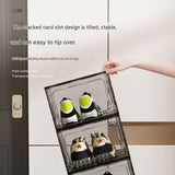 Darrahopens Home & Garden > Storage > Storage Boxes 4 transparent white ones Stackable Magnetic Shoe Storage Box - Transparent PS Plastic - Front Opening Door, Dustproof Display, Space Saving Modular Design for Sneakers and Home Organisation In Australia - Darrahopens