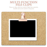 Darrahopens Home & Garden > Storage > Storage Boxes 465PCS Rose Gold Thumbtacks Binder Clips Push Pins Set Office Supplies With Box