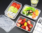 Darrahopens Home & Garden > Storage > Storage Boxes 500pcs 350ml Reusable Food Containers Plastic Meal Prep Storage w/Lids - BPA Free