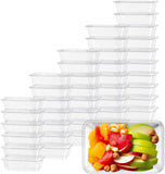 Darrahopens Home & Garden > Storage > Storage Boxes 500pcs 350ml Reusable Food Containers Plastic Meal Prep Storage w/Lids - BPA Free