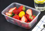 Darrahopens Home & Garden > Storage > Storage Boxes 500pcs 350ml Reusable Food Containers Plastic Meal Prep Storage w/Lids - BPA Free