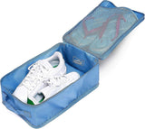 Darrahopens Home & Garden > Storage > Storage Boxes 6pcs Packing Cubes with Shoe Bag Travel Organizer Set - Seablue