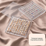 Darrahopens Home & Garden > Storage > Storage Boxes Acrylic Magnetic Seashell Display Box,Clear Sea Shell Display Box,Beach Magnet Storage Organizer Case for Seashell Diamond Beads,36 Grids,Transparent,1 Pack