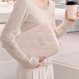 Darrahopens Home & Garden > Storage > Storage Boxes **BEENLOVE Tablet Storage Bag: 180° Full-Open Independent Compartment, Shockproof & Portable, Multifunctional Design**(Pink)