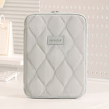 Darrahopens Home & Garden > Storage > Storage Boxes **BEENLOVE Tablet Storage Bag: 180° Full-Open Independent Compartment, Shockproof & Portable, Multifunctional Design**(Pink)