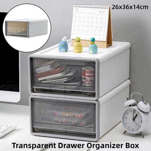 Darrahopens Home & Garden > Storage > Storage Boxes Desktop Stationery Organizer Storage Box for Office Supplies Desk Organization