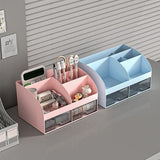 Darrahopens Home & Garden > Storage > Storage Boxes Desktop Storage Box Paper Organizer Compatible with Office Supplies White Blue Pink Paper Boxes Type Other Blue