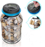 Darrahopens Home & Garden > Storage > Storage Boxes Digital Counting Money Box with Lock - AUD Australian Coin Compatible Piggy Bank for Kids & Adults (7.95x4.45in)