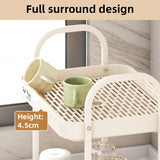 Darrahopens Home & Garden > Storage > Storage Boxes Double Layer Shelf Storage Rack for Water Cups Tea Cups Organizer Kitchen Rack