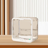 Darrahopens Home & Garden > Storage > Storage Boxes Figurine Display Box Transparent Stackable Dustproof Acrylic Figurine Storage Case for Home White In Australia - Darrahopens