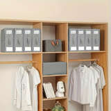 Darrahopens Home & Garden > Storage > Storage Boxes Foldable Bed Sheet Storage Box with Viewing Window, Your Neat Solution for Bedroom and Wardrobe Organization.