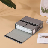 Darrahopens Home & Garden > Storage > Storage Boxes Foldable Bed Sheet Storage Box with Viewing Window, Your Neat Solution for Bedroom and Wardrobe Organization.