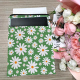 Darrahopens Home & Garden > Storage > Storage Boxes Green Floral pattern book cover with zippered pocket - Lightweight polyester book cover, suitable for books and tablets(BS001)