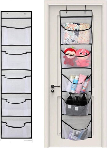 Darrahopens Home & Garden > Storage > Storage Boxes Hanging Storage Bags - Hanging Storage Boxes - Comes with 5 Mesh Pockets - Perfect as Hanging Storage Boxes for the Bedroom - Ideal for Toy Storage