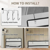Darrahopens Home & Garden > Storage > Storage Boxes Hanging Storage Bags - Hanging Storage Boxes - Comes with 5 Mesh Pockets - Perfect as Hanging Storage Boxes for the Bedroom - Ideal for Toy Storage