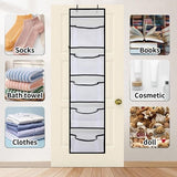 Darrahopens Home & Garden > Storage > Storage Boxes Hanging Storage Bags - Hanging Storage Boxes - Comes with 5 Mesh Pockets - Perfect as Hanging Storage Boxes for the Bedroom - Ideal for Toy Storage