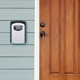 Darrahopens Home & Garden > Storage > Storage Boxes Household Wall-Mounted Key Box, Waterproof Secure Key Lockbox with Combination Lock, Large-Capacity Outdoor Key Safe for Storing Spare House Keys.BLACK