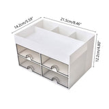 Darrahopens Home & Garden > Storage > Storage Boxes Large Capacity Pen Storage Box Desktop Organizer Multi-functional Stationery Box