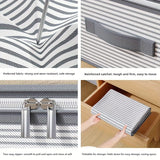 Darrahopens Home & Garden > Storage > Storage Boxes Large Storage Organizer Bag - Made from heavy-duty non-woven fabric with transparent windows, multi-layer clothing storage box suitable for wardrobes, under-bed, and travel. （L）