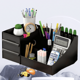Darrahopens Home & Garden > Storage > Storage Boxes Milky white Multi-Compartment Large-Capacity Desktop Storage Box Keeps vanity tables and desks neat and organized—lipsticks, masks, makeup brushes all stored in one box. Easy access, seamlessly fits into various settings.