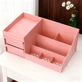 Darrahopens Home & Garden > Storage > Storage Boxes Milky white Multi-Compartment Large-Capacity Desktop Storage Box Keeps vanity tables and desks neat and organized—lipsticks, masks, makeup brushes all stored in one box. Easy access, seamlessly fits into various settings.