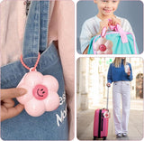 Darrahopens Home & Garden > Storage > Storage Boxes Mini Pill Box - Portable Jewelry Box - Flower-Shaped Storage Box - For storing small accessories - Suitable for boys and girls (Pink)