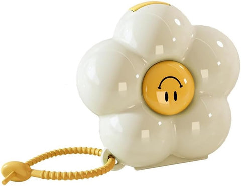 Darrahopens Home & Garden > Storage > Storage Boxes Mini Pill Box - Portable Jewelry Box - Flower-Shaped Storage Box - For storing small accessories - Suitable for boys and girls (White)