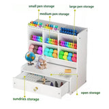 Darrahopens Home & Garden > Storage > Storage Boxes Office Desk Organizer Storage Drawer Pen Pencil Holder DIY Case Storage Rack