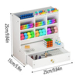 Darrahopens Home & Garden > Storage > Storage Boxes Office Desk Organizer Storage Drawer Pen Pencil Holder DIY Case Storage Rack