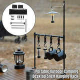 Darrahopens Home & Garden > Storage > Storage Boxes Outdoor Camping Hanging Rack Desktop Shelf Table Side Storage Camping Organizer