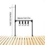 Darrahopens Home & Garden > Storage > Storage Boxes Outdoor Camping Hanging Rack Desktop Shelf Table Side Storage Camping Organizer