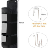Darrahopens Home & Garden > Storage > Storage Boxes Over-the-Door Hanging Sports Gear Organizer With Zipper for Easy-Access to Bottom - Heavy-Duty Mesh Storage Bag for Balls & Kids' Toys