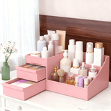 Darrahopens Home & Garden > Storage > Storage Boxes Pink Multi-Compartment Large-Capacity Desktop Storage Box Keeps vanity tables and desks neat and organized—lipsticks, masks, makeup brushes all stored in one box. Easy access, seamlessly fits into various settings.