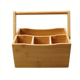 Darrahopens Home & Garden > Storage > Storage Boxes Portable Bamboo Storage Box Fruit Basket Organizer Multi Purpose Storage Basket