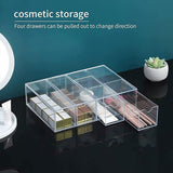 Darrahopens Home & Garden > Storage > Storage Boxes Stackable Acrylic Glasses Sunglasses Display Box Four Layer Drawer Storage