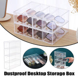 Darrahopens Home & Garden > Storage > Storage Boxes Stackable Acrylic Glasses Sunglasses Display Box Four Layer Drawer Storage