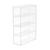 Darrahopens Home & Garden > Storage > Storage Boxes Stackable Acrylic Glasses Sunglasses Display Box Four Layer Drawer Storage